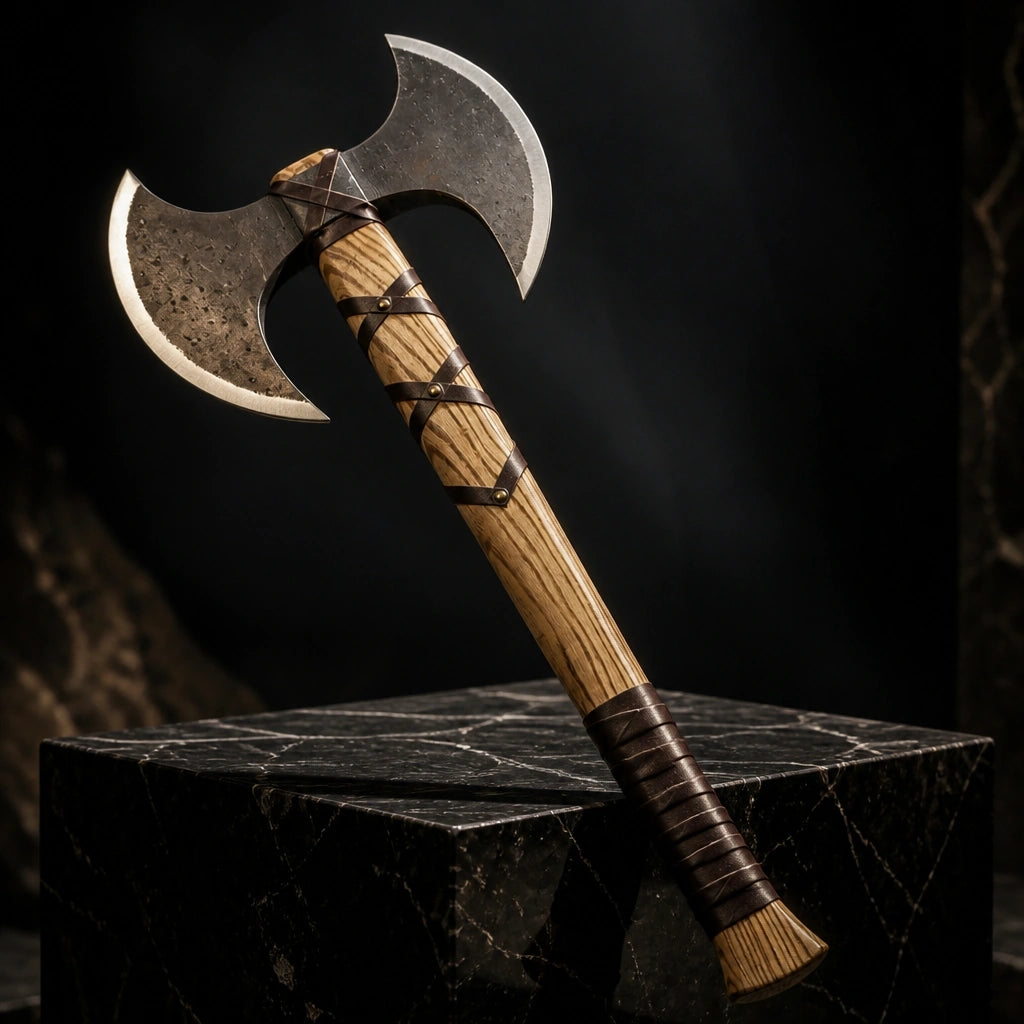 Berserker Double Bladed Battle Axe