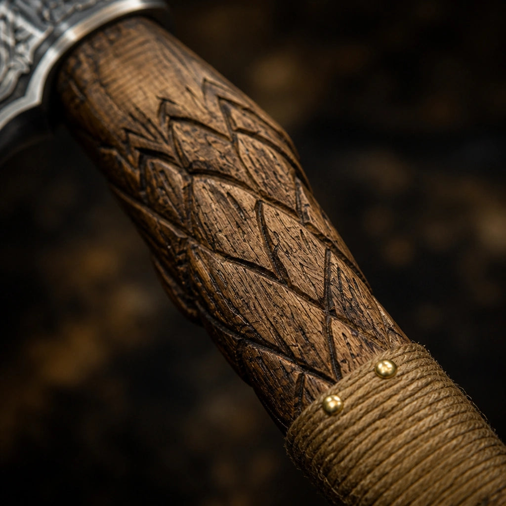 Functional Fenrir Wolf Viking Axe