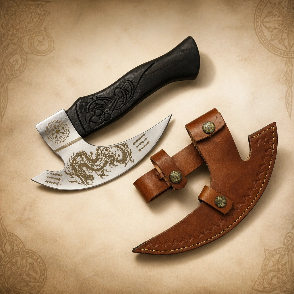 Handmade Viking-Style Pizza Cutter