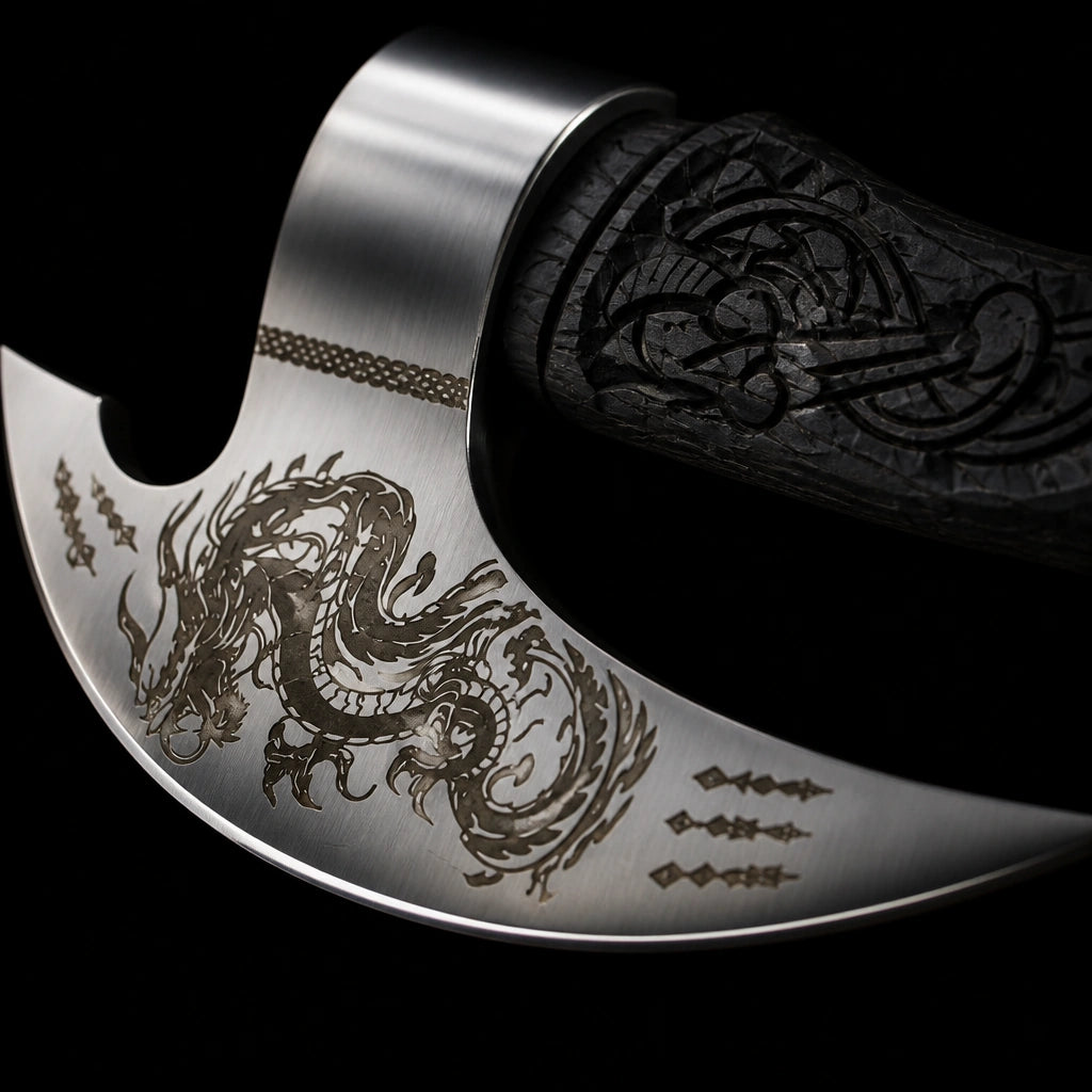 Handmade Viking-Style Pizza Cutter