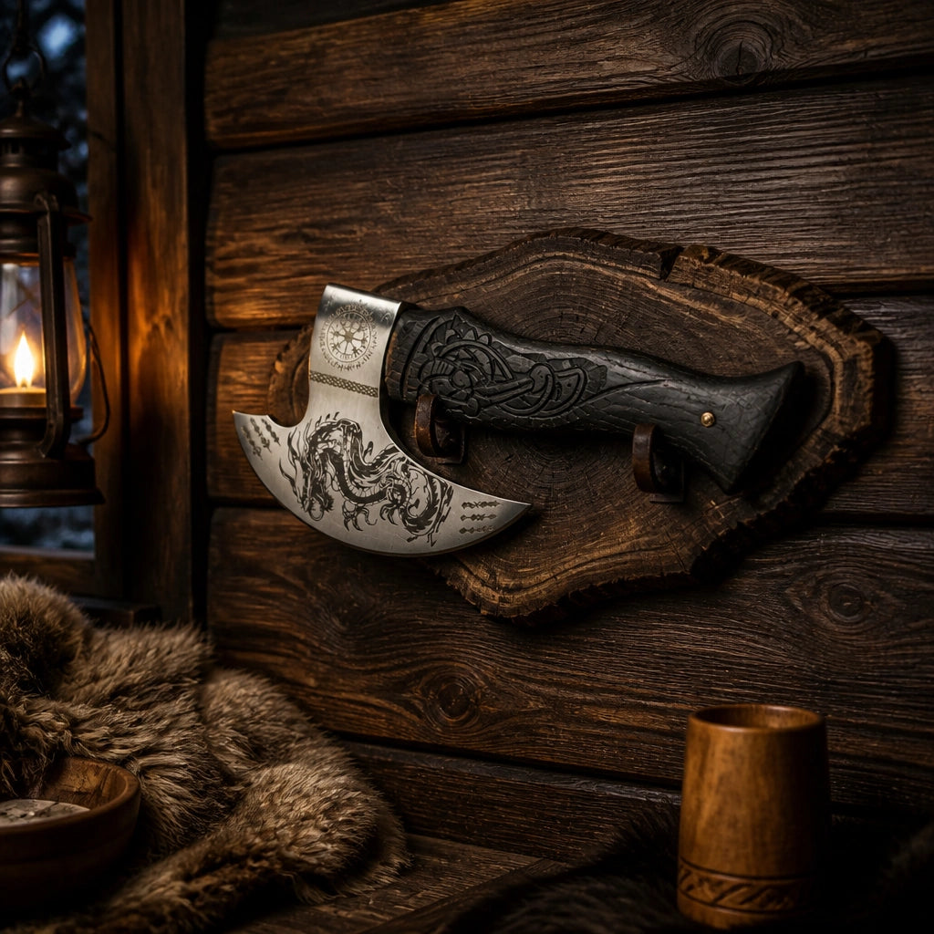 Handmade Viking-Style Pizza Cutter