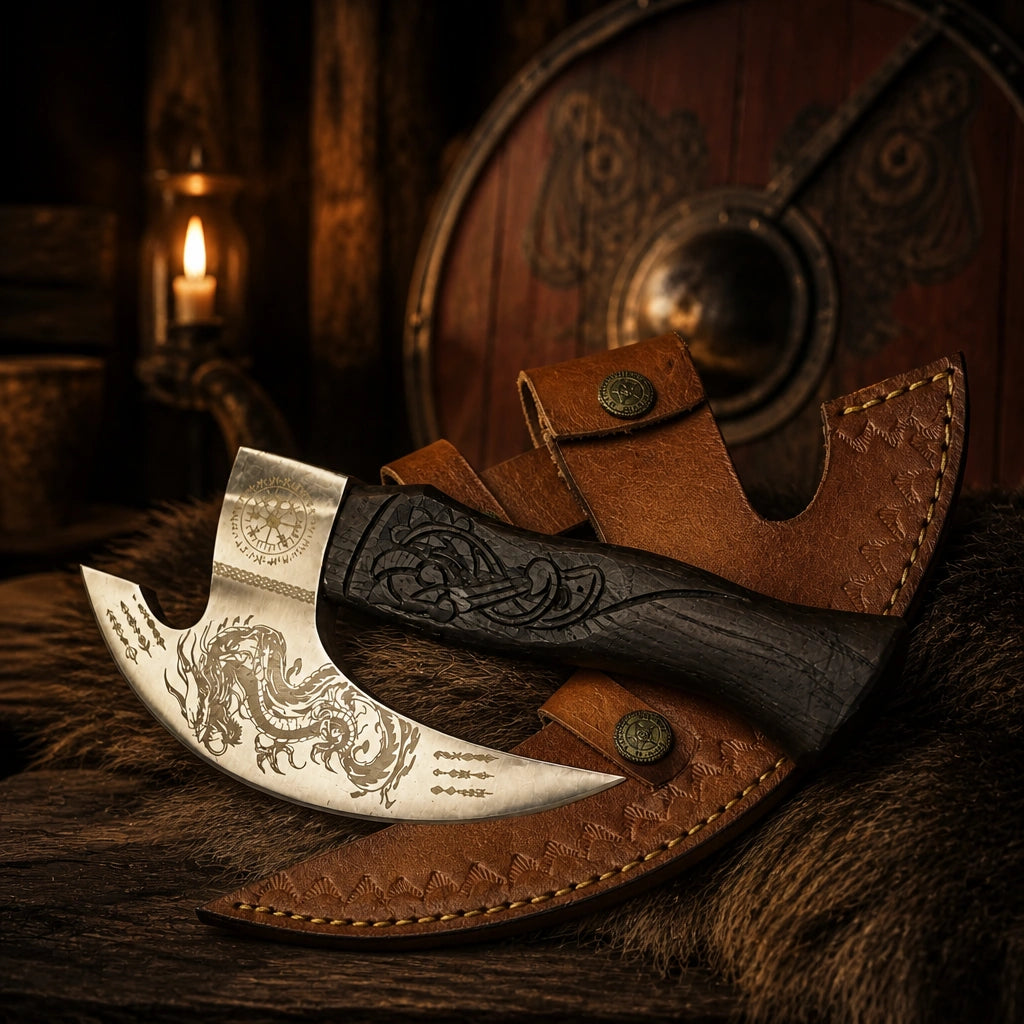 Handmade Viking-Style Pizza Cutter