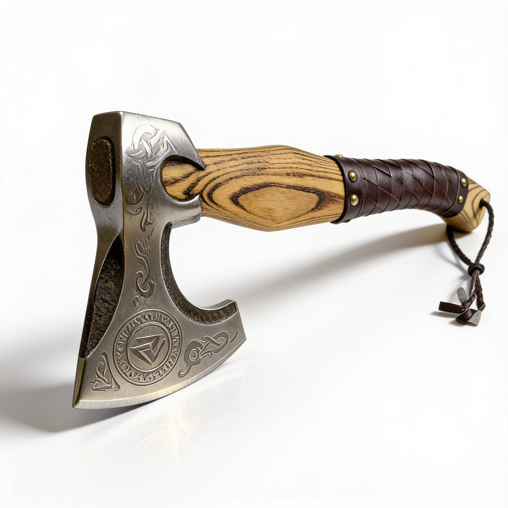 High Carbon Steel Viking Hatchet