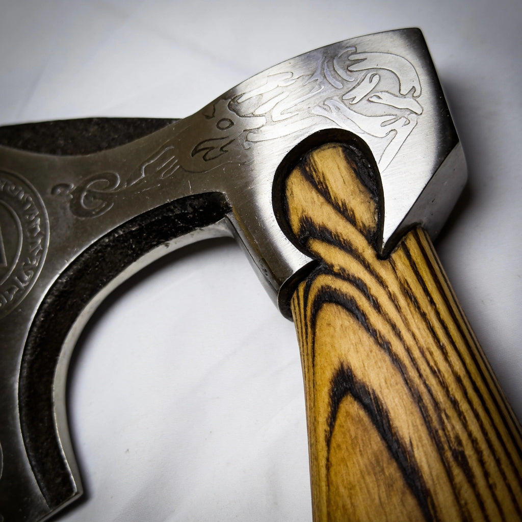 High Carbon Steel Viking Hatchet