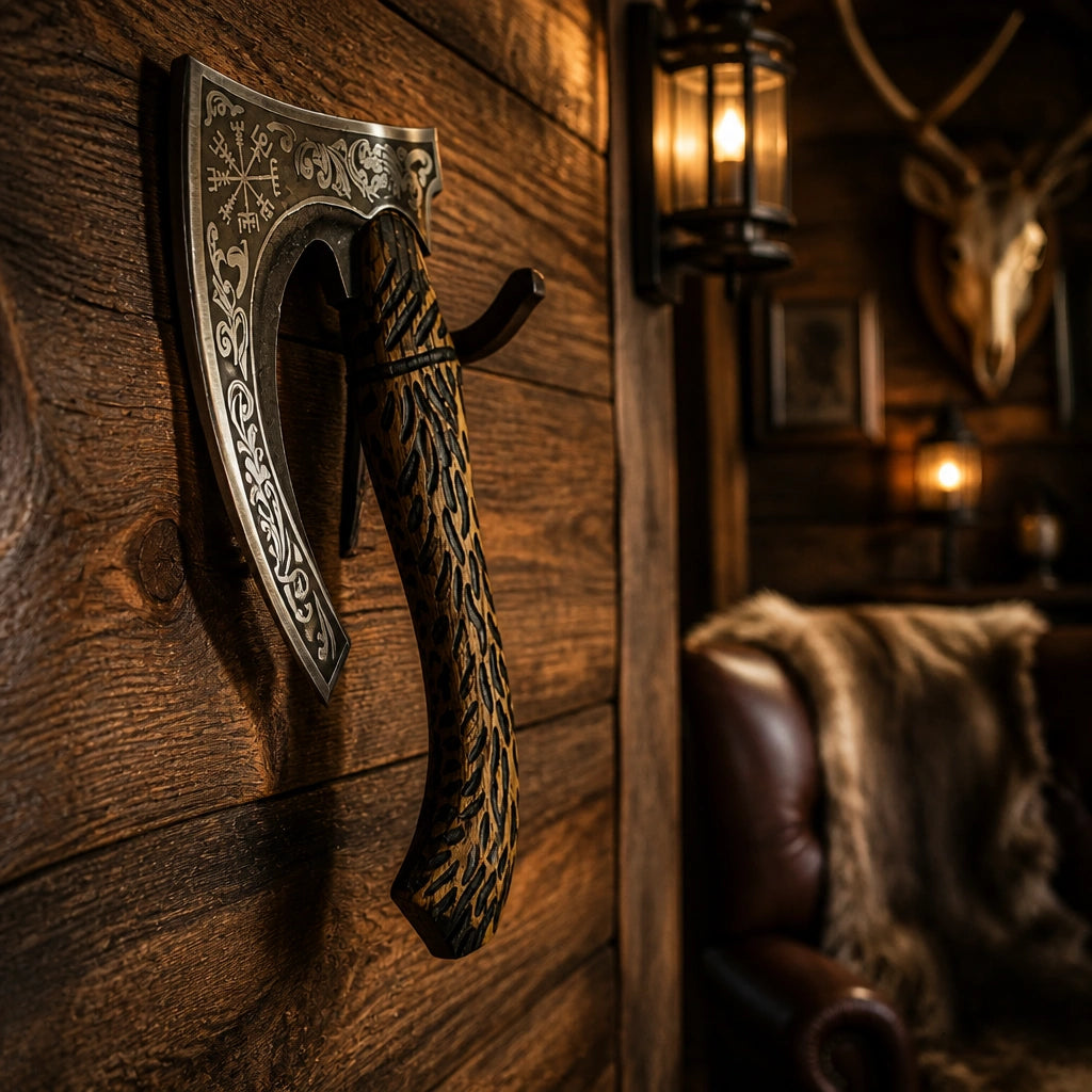 Viking-Style Pizza Cutter Axe