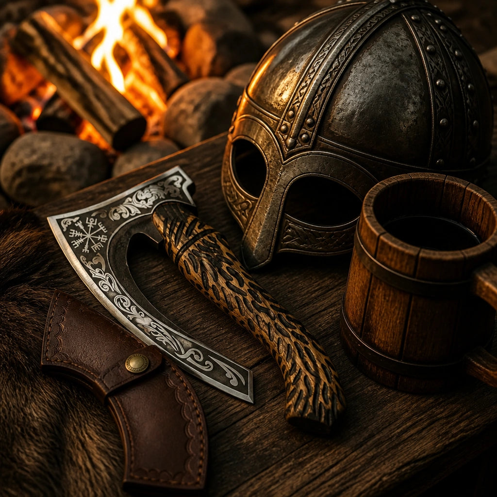 Viking-Style Pizza Cutter Axe